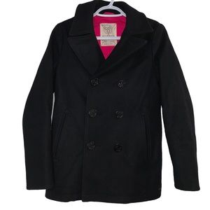 Like new✨ TNA Wool Fitted Peacoat in Black | Aritzia Wilfred